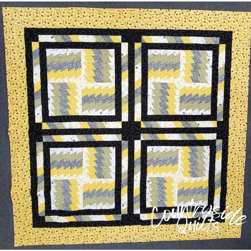 SAW TOOTH JUNIOR QUILT PATTERN Quilt Pattern 85035 3DQ6976