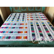 Scrappy Modern Stripes Quilt Pattern 739406408836