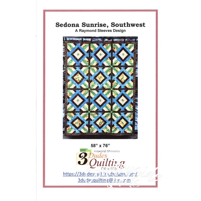 Sedona Sunrise Five Color Southwest Quilt Pattern