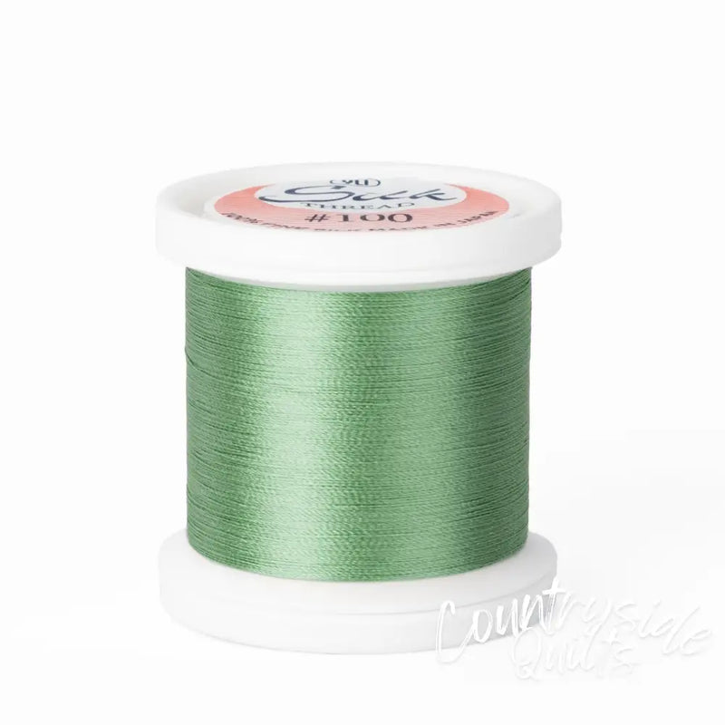 Silk #100 - 219 Medium Blue Green Spool Thread 202-10-219