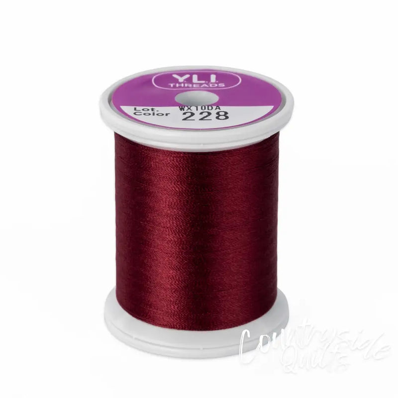 Silk #100 - 228 Wine Red Spool Thread 18-1-228