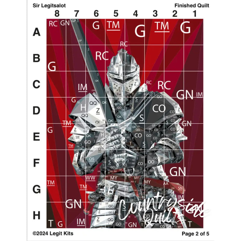 Sir Legitsalot Quilt Kit QK058