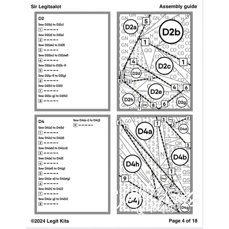 Sir Legitsalot Quilt Kit QK058