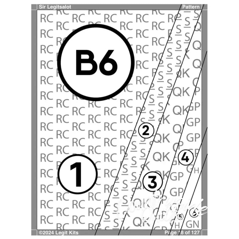 Sir Legitsalot Quilt Kit QK058