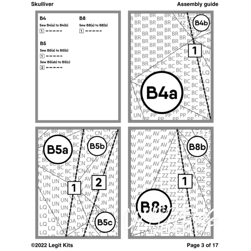Skulliver Quilt Kit QK031