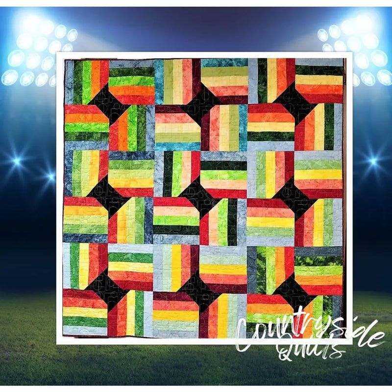 Spools and Stripes Quilt Pattern 739406408928