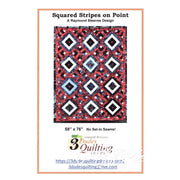 Squared Stripes on Point Quilt Pattern 739406408935