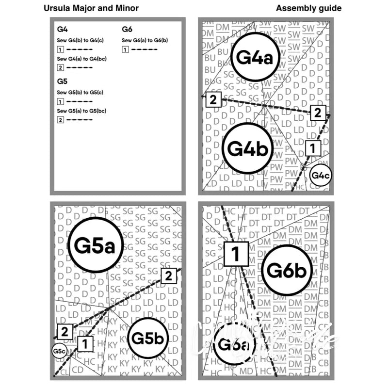 Ursula Major & Minor Quilt Kit QK029