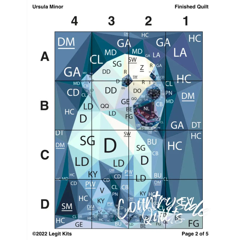 Ursula Minor Quilt Kit QK033