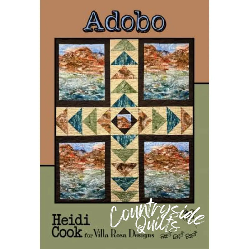Villa Rosa Designs - Adobo - Post Card Quilt Pattern adobo