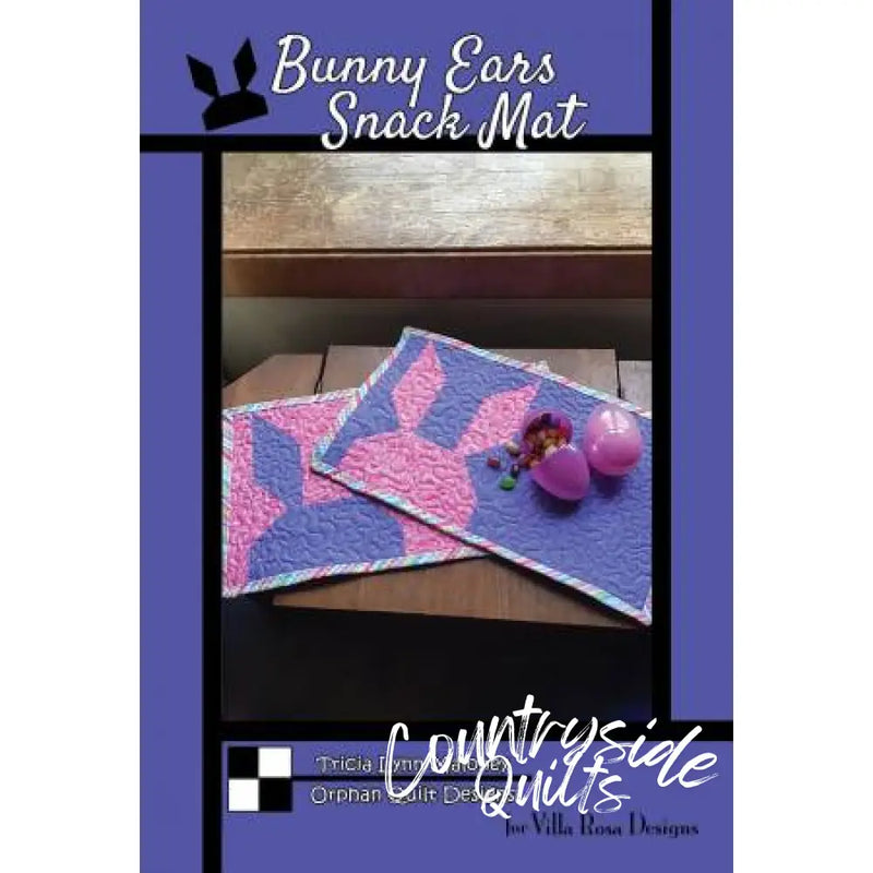 Villa Rosa Designs - Bunny Ears Snack Mat - Post Card Quilt
