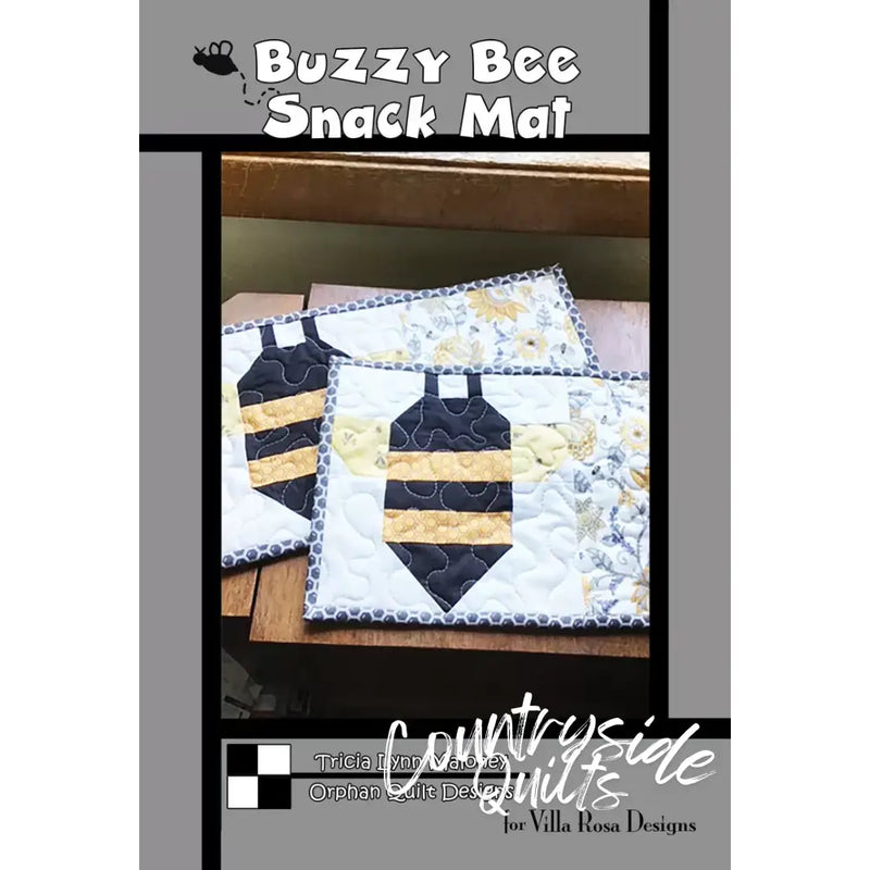 Villa Rosa Designs - Buzzy Bee Snack Mat - Post Card Quilt