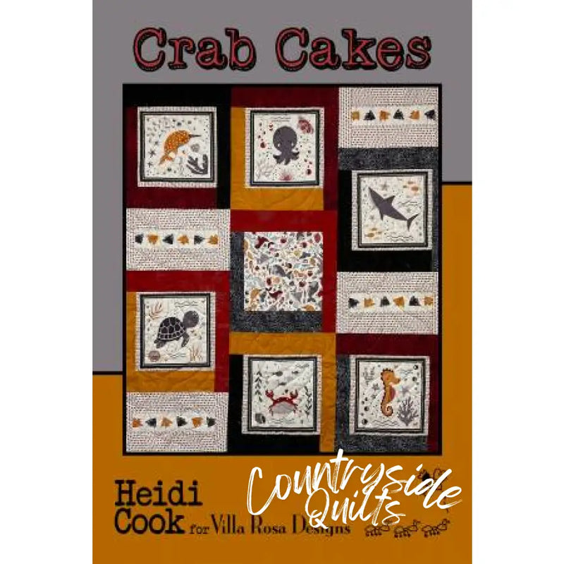 Villa Rosa Designs - Crab Cakes - Post Card Quilt Pattern