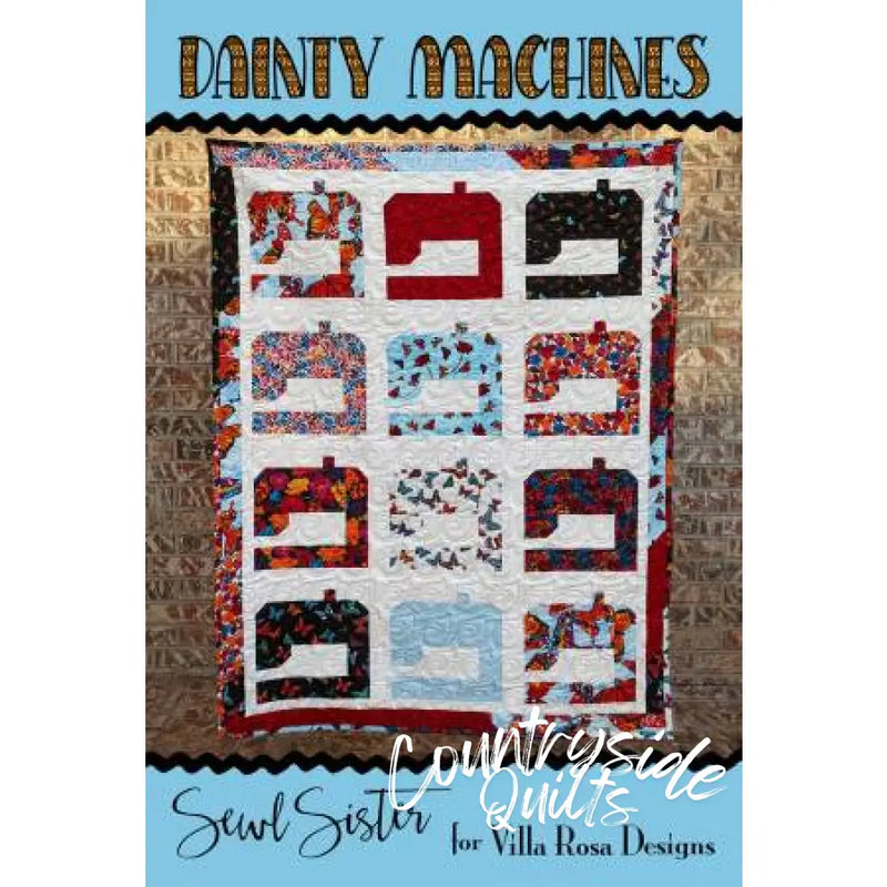 Villa Rosa Designs - Dainty Machines - Post Card Quilt