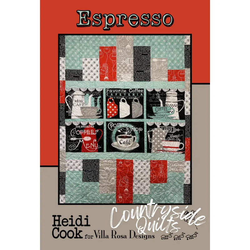Villa Rosa Designs - Espresso - Post Card Quilt Pattern