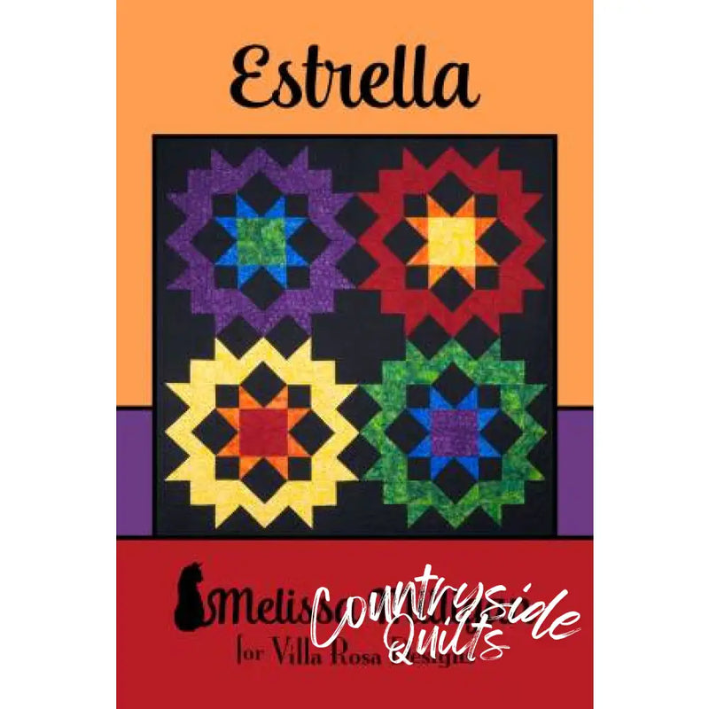 Villa Rosa Designs - Estrella - Post Card Quilt Pattern