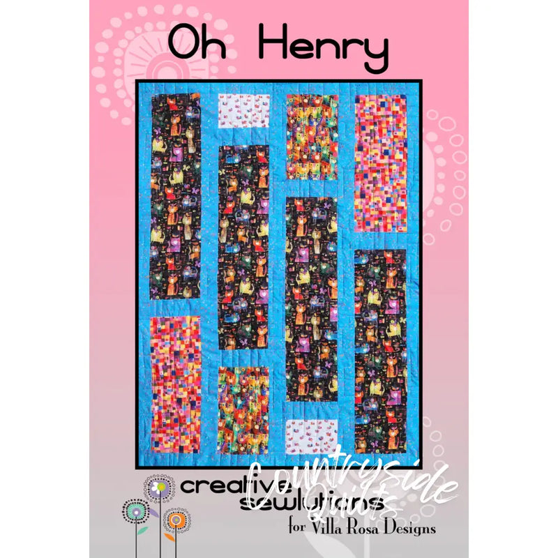 Villa Rosa Designs - Oh Henry - Post Card Quilt Pattern
