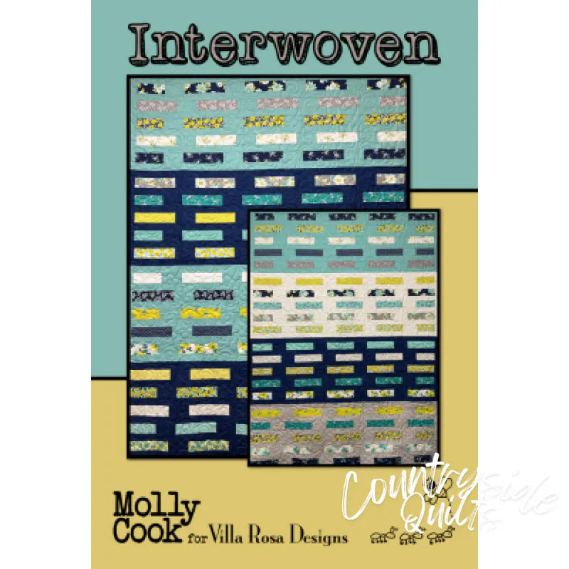 Villa Rosa Designs - Interwoven - Card Quilt Pattern
