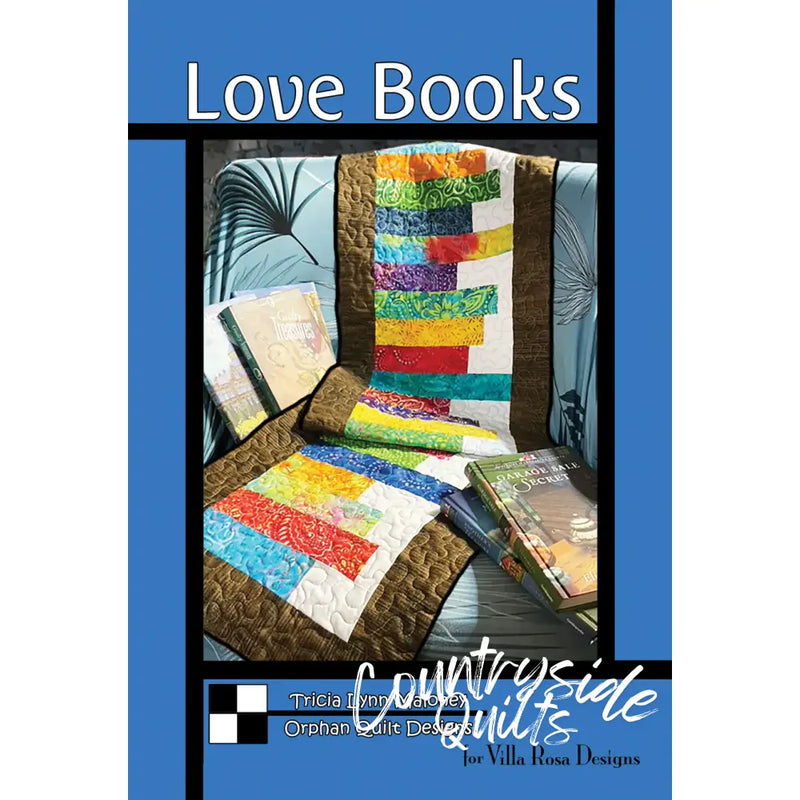 Villa Rosa Designs - Love Books - Post Card Quilt Pattern