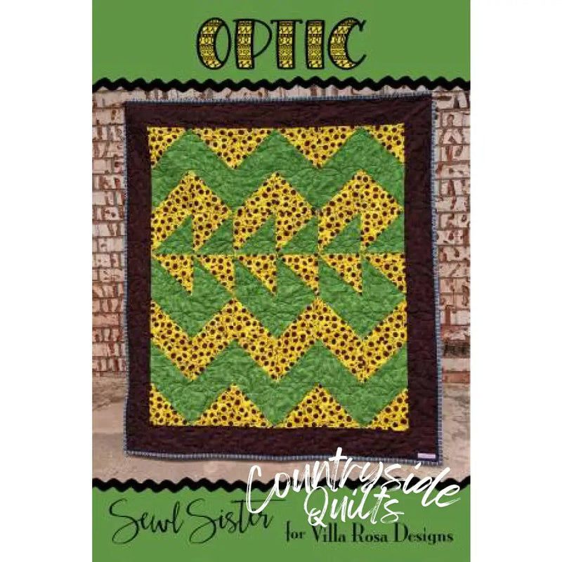 Villa Rosa Designs - Optic - Post Card Quilt Pattern optic