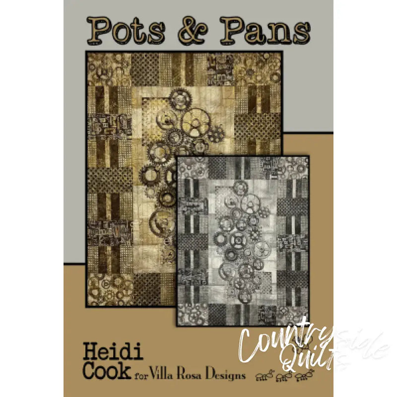 Villa Rosa Designs - Pots & Pans - Post Card Quilt Pattern