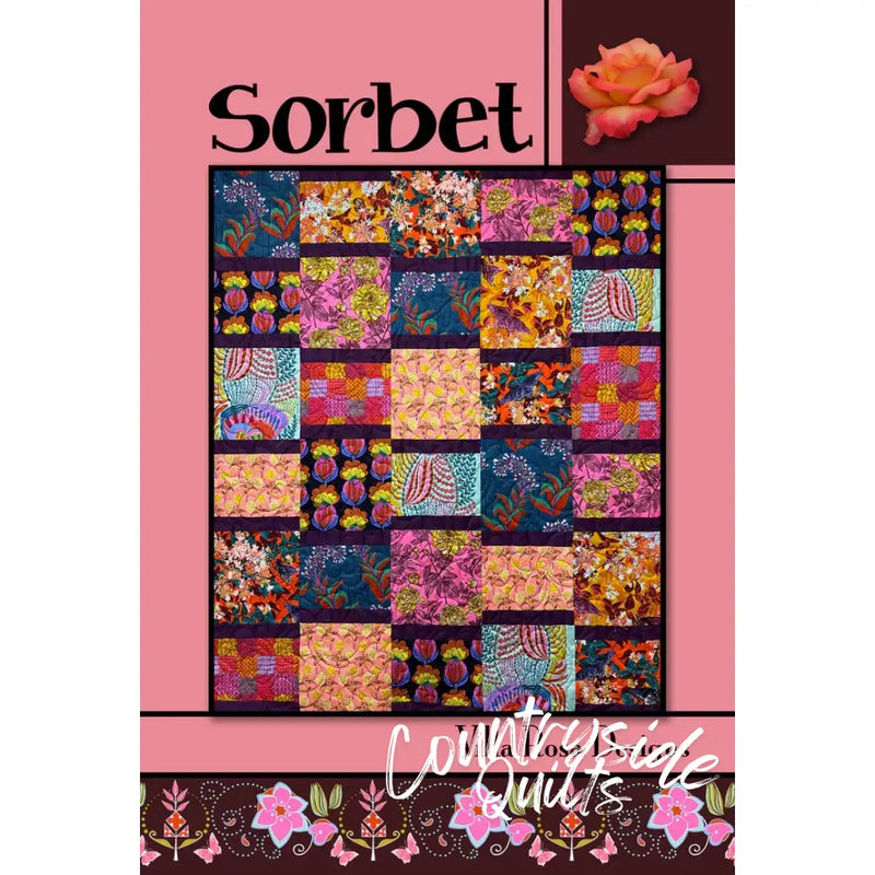 Villa Rosa Designs - Sorbet - Post Card Quilt Pattern 551313