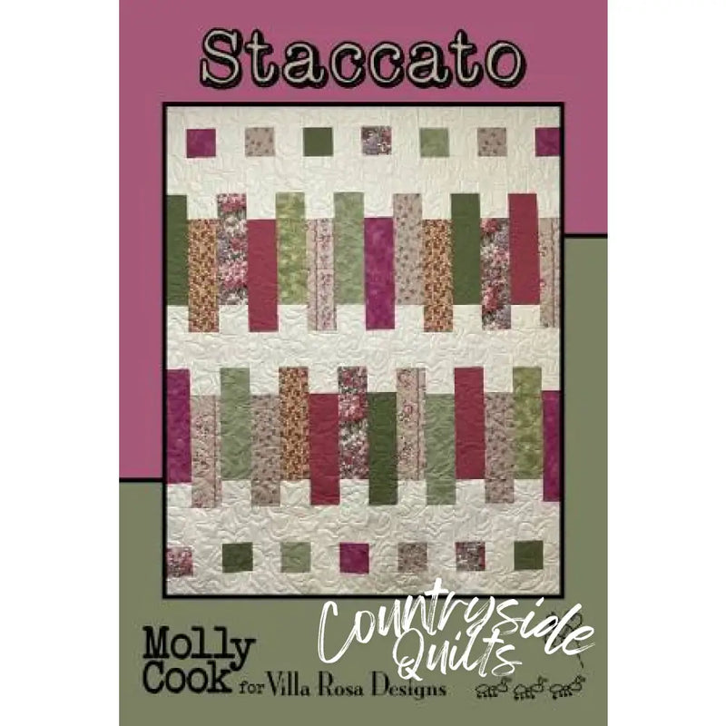 Villa Rosa Designs - Staccato - Post Card Quilt Pattern
