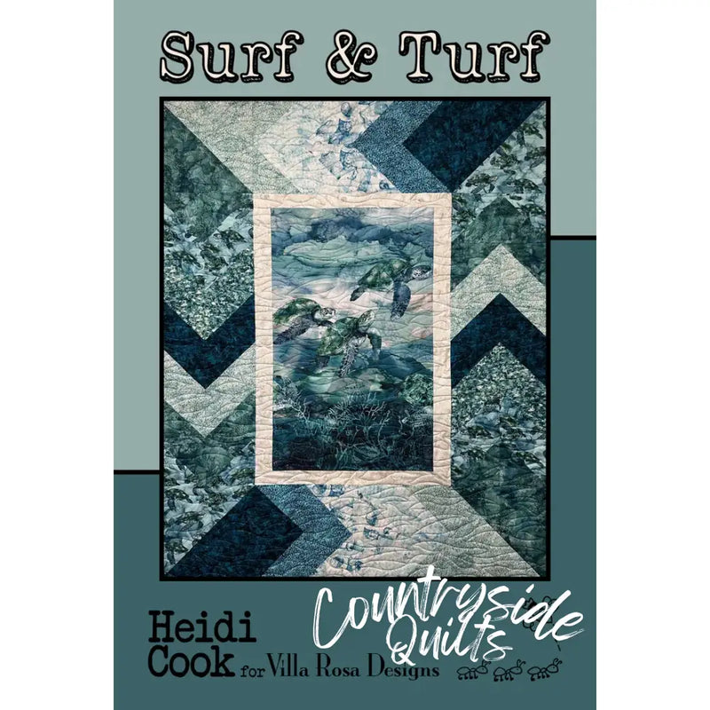 Villa Rosa Designs - Surf & Turf - Post Card Quilt Pattern