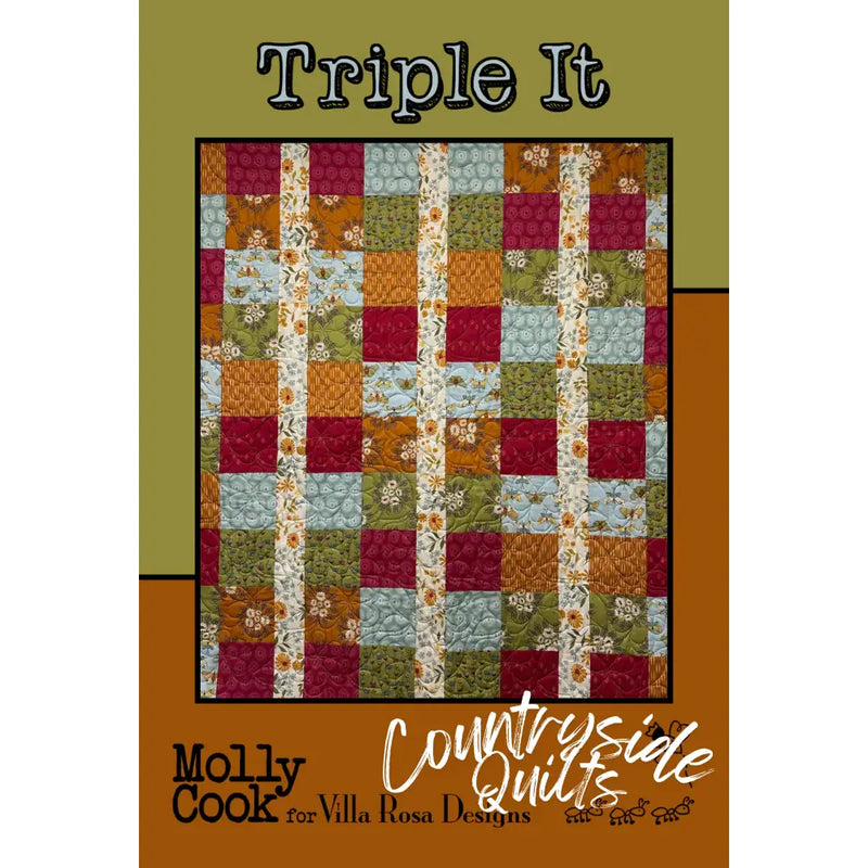 Villa Rosa Designs - Triple It - Post Card Quilt Pattern