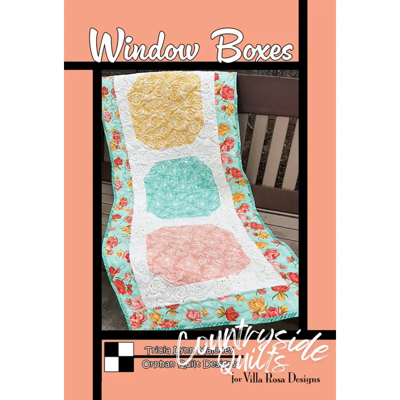 Villa Rosa Designs - Window Boxes - Post Card Quilt Pattern