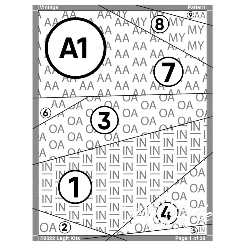 Vintage Quilt Kit QK041
