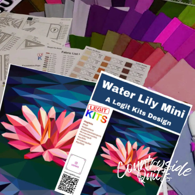 Water Lily Mini Quilt Kit QK007