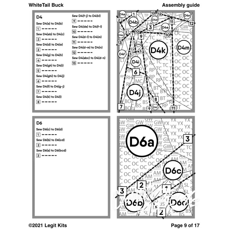 White Tail Buck Pattern PT021