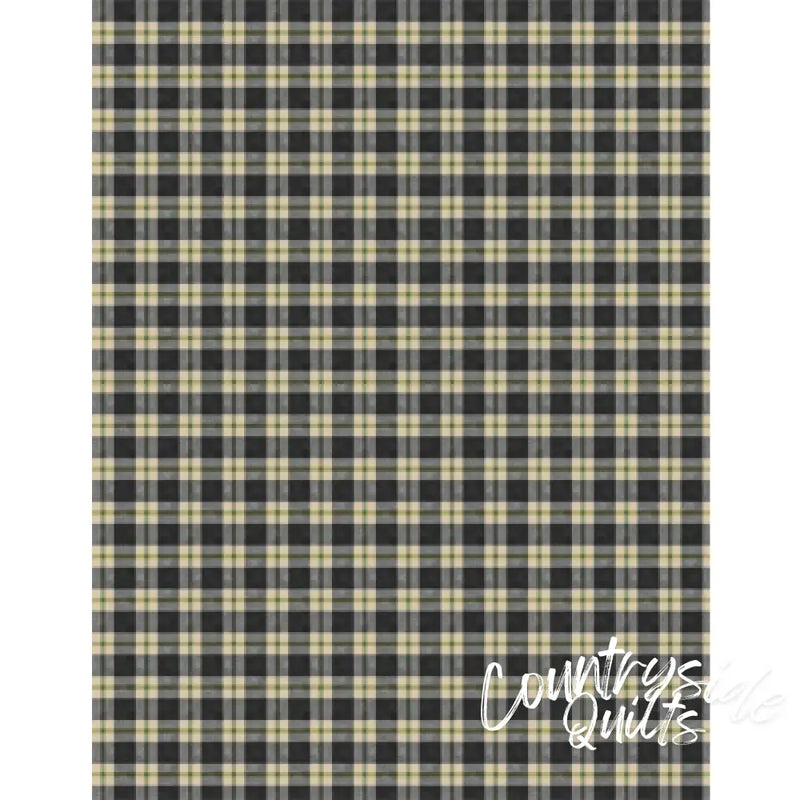 Wilmington Prints Autumn day black plaid ADBP001