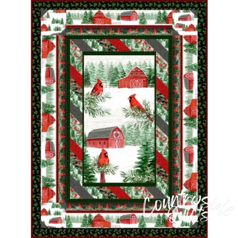 Wilmington Prints - Country Cardinals Quilt Kit 555775555