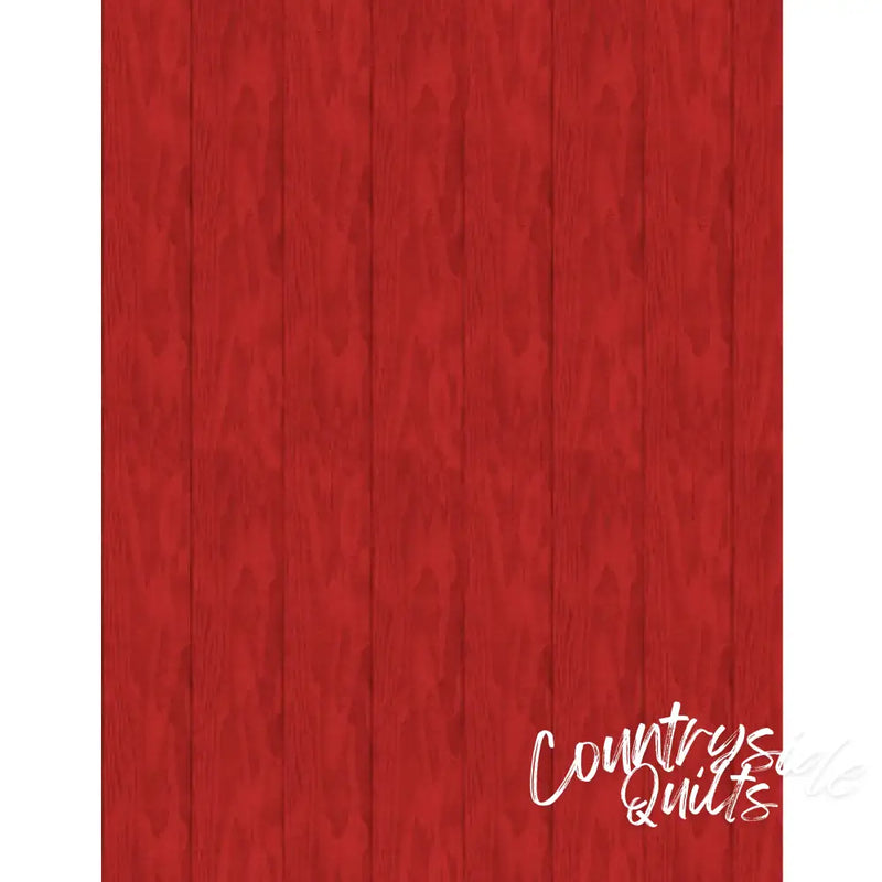 Wilmington Prints - Country Cardinals Wood Texture Red