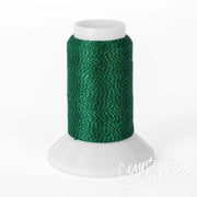 Woolly Nylon Metallic #316 - Green Mini Cone Thread