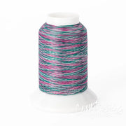 Woolly Nylon #VA101 - Pink & Green Variegated Mini Cone