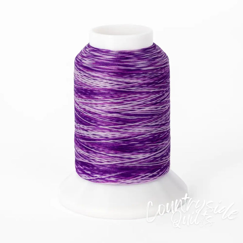 Woolly Nylon #VA106 - Variegated Purple Mini Cone Thread