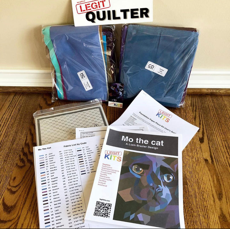 Mo the Cat Quilt Kit