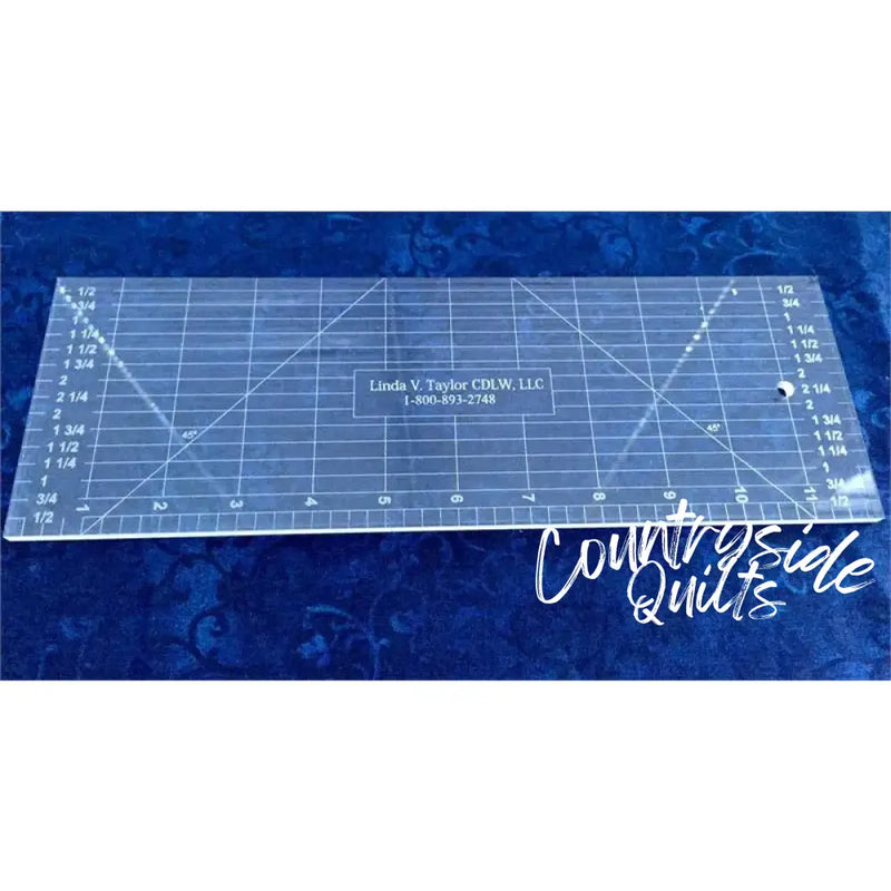 12’’ x 4’’ Ruler Template TMP-030
