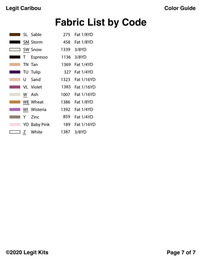 Legit Caribou Pattern