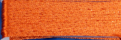 RibbonFloss Shimmer (Rayon/Metallic) #035  - Orange/Red