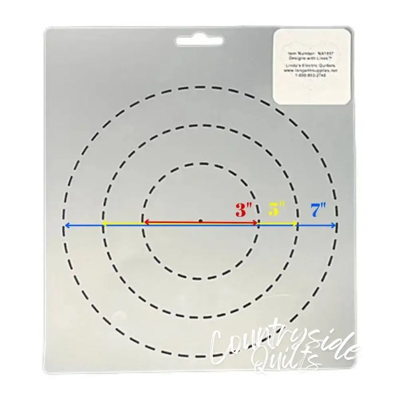 1957 Circle 3’’/5’’/7’’ Stencil NA