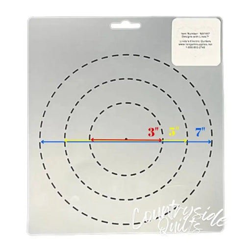 1957 Circle 3’’/5’’/7’’ Stencil NA