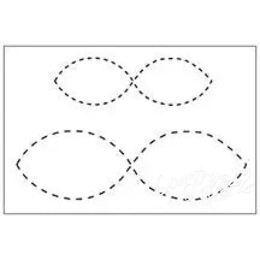 2133 Figure 8 1.5’’x5’’/2.25’’x7’’ Stencil NA