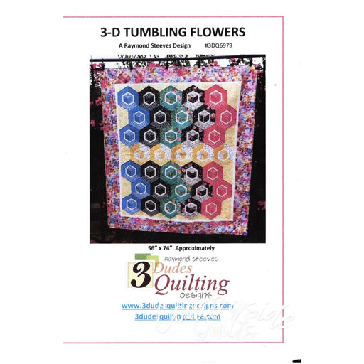 3-D TUMBLING FLOWERS Quilt Pattern sku-40884615675979