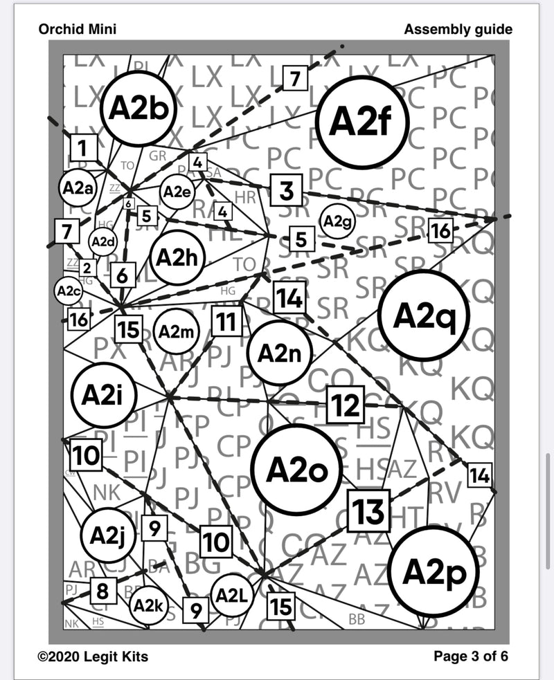 Orchid Mini Quilt Kit