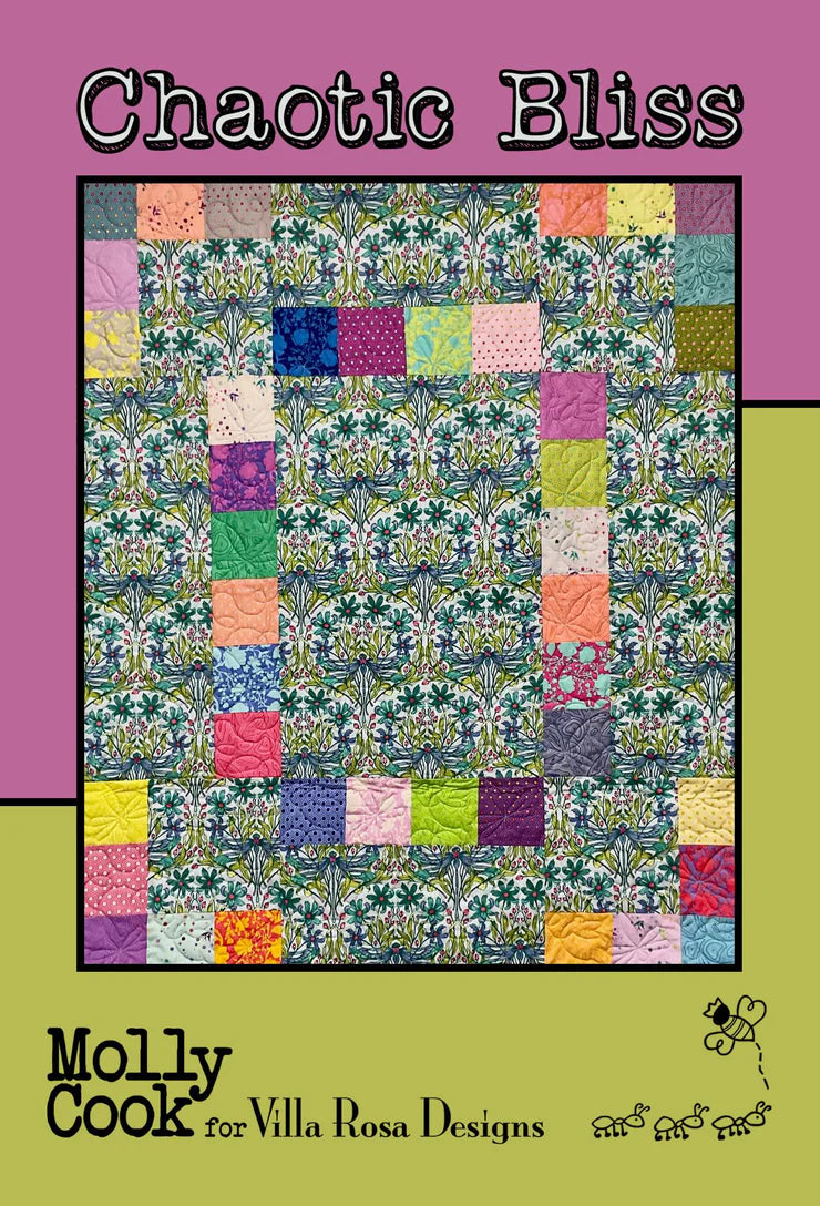 Villa Rosa Designs - Chaotic Bliss - Post Card Quilt Pattern