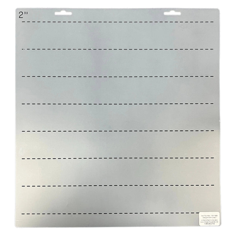 1889 2" Straight Lines 14" Stencil